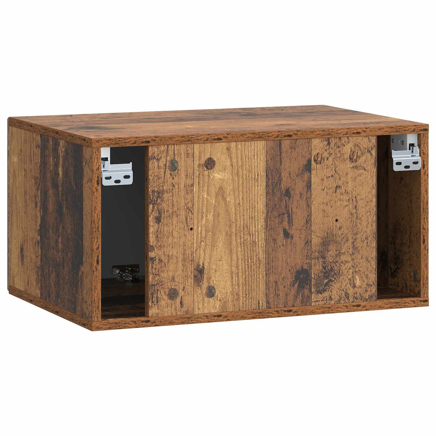 vidaXL Wall-Mounted TV Cabinet Wall-mounted Old Wood 59.5 x 41 x 30 cm