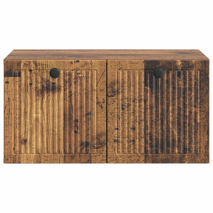 vidaXL Wall-Mounted TV Cabinet Wall-mounted Old Wood 59.5 x 41 x 30 cm