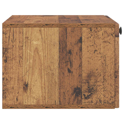 vidaXL Wall-Mounted TV Cabinet Wall-mounted Old Wood 59.5 x 41 x 30 cm