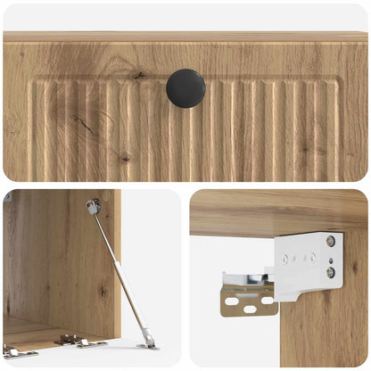 vidaXL Wall-Mounted TV Cabinet Artisan Oak 59.5 x 41 x 30 cm