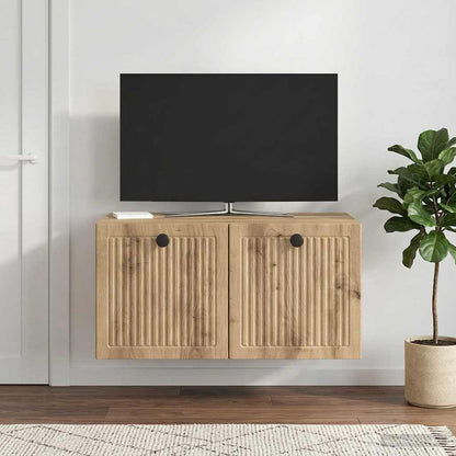 vidaXL Wall-Mounted TV Cabinet 59.5 x 41 x 30 cm Artisan Oak