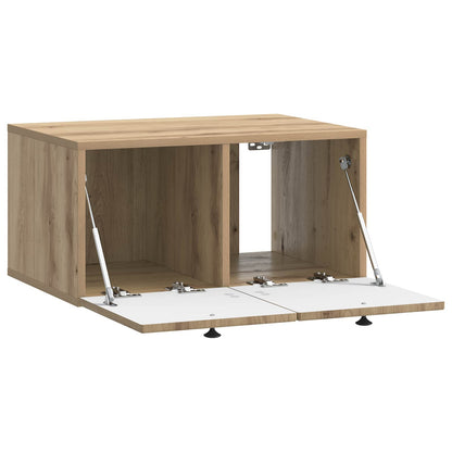 vidaXL Wall-Mounted TV Cabinet Artisan Oak 59.5 x 41 x 30 cm