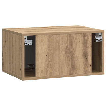 vidaXL Wall-Mounted TV Cabinet Artisan Oak 59.5 x 41 x 30 cm
