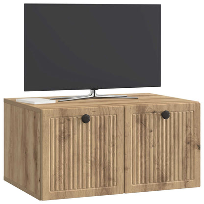 vidaXL Wall-Mounted TV Cabinet Artisan Oak 59.5 x 41 x 30 cm