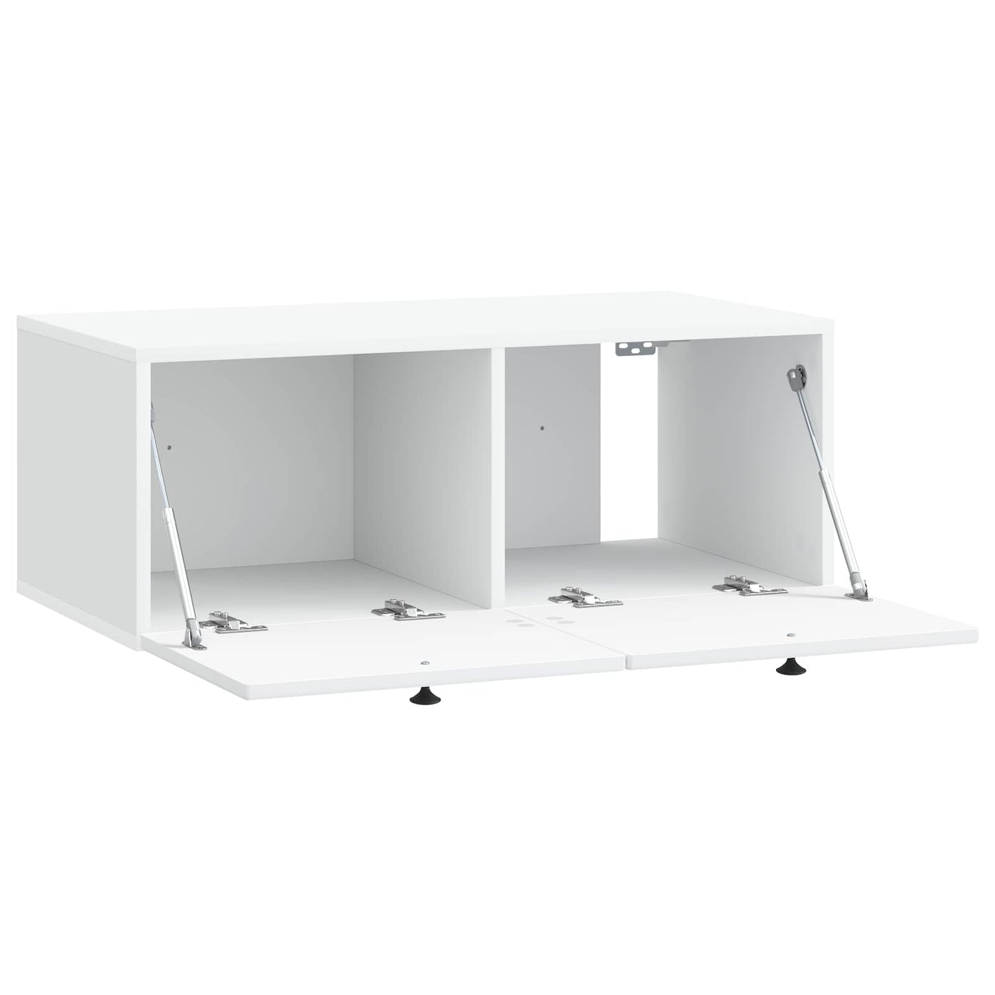 vidaXL Wall-Mounted TV Cabinet White 78.5 x 41 x 30 cm Engineered Wood