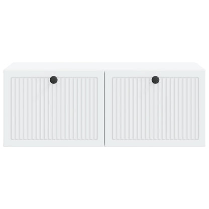 vidaXL Wall-Mounted TV Cabinet White 78.5 x 41 x 30 cm Engineered Wood