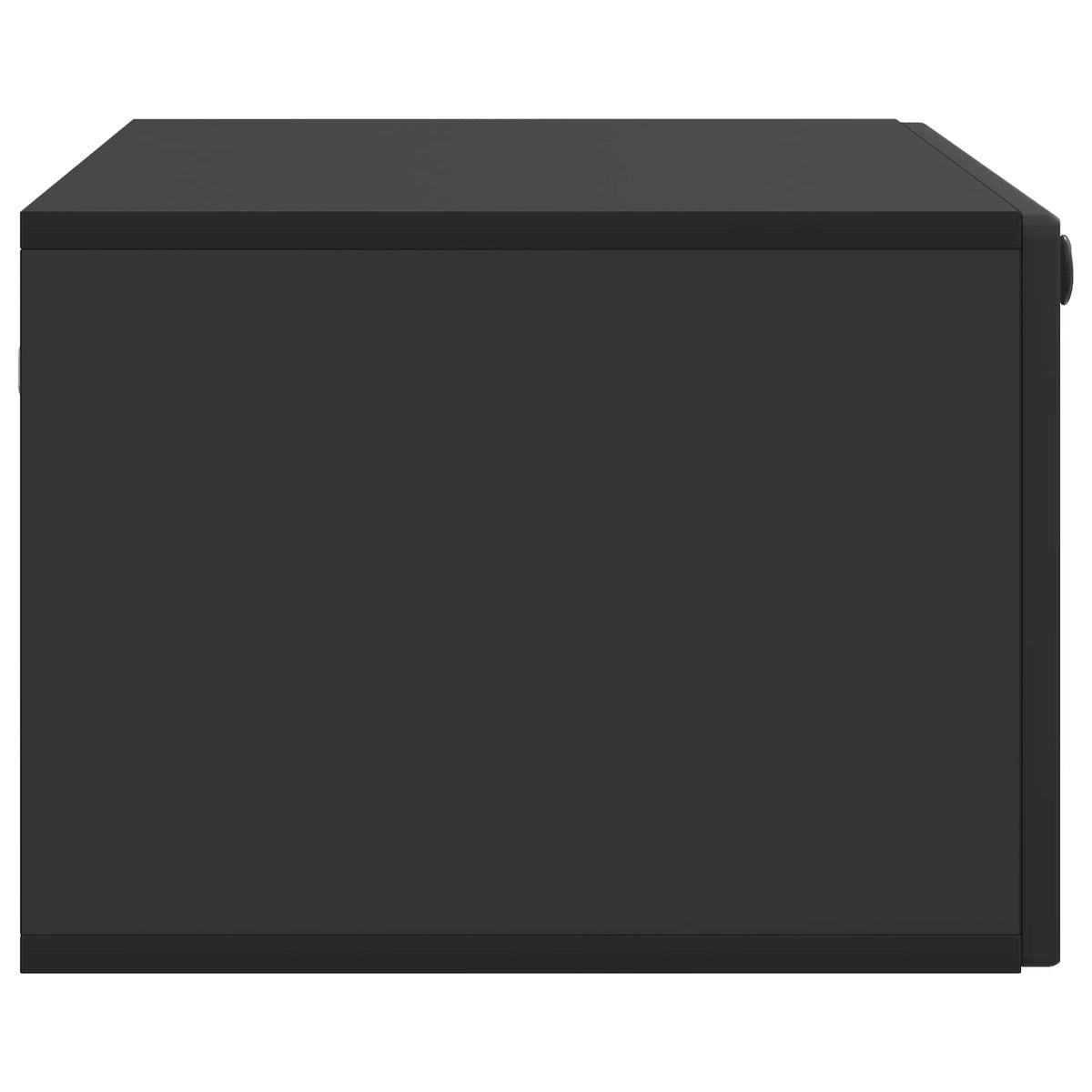 vidaXL Wall-Mounted TV Cabinet Black 78.5 x 41 x 30 cm Engineered Wood