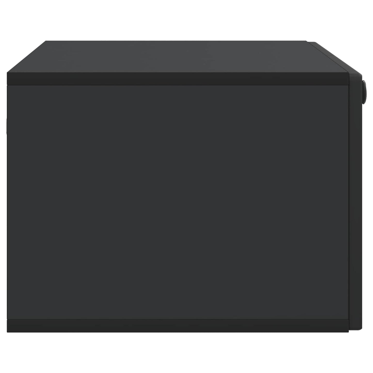 vidaXL Wall-Mounted TV Cabinet Black 78.5 x 41 x 30 cm Engineered Wood