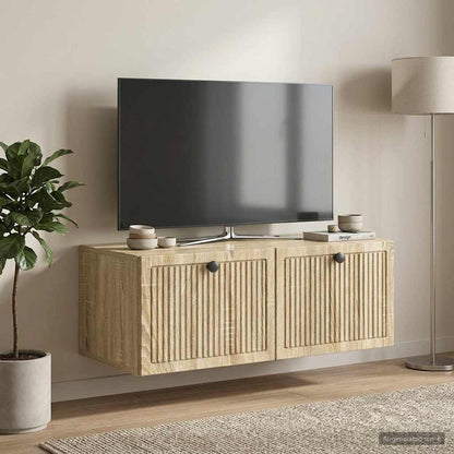 vidaXL Wall-Mounted TV Cabinet Sonoma Oak 78.5 x 41 x 30 cm