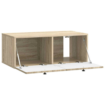 vidaXL Wall-Mounted TV Cabinet Sonoma Oak 78.5 x 41 x 30 cm
