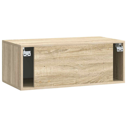 vidaXL Wall-Mounted TV Cabinet Sonoma Oak 78.5 x 41 x 30 cm