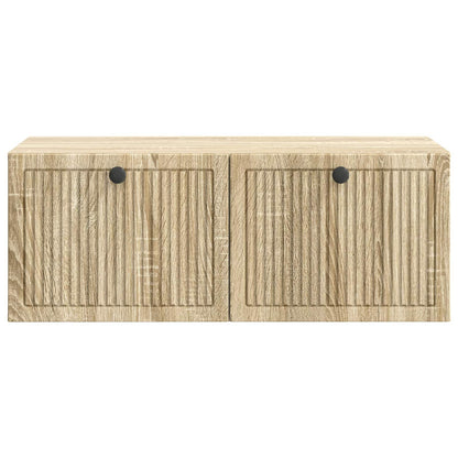 vidaXL Wall-Mounted TV Cabinet Sonoma Oak 78.5 x 41 x 30 cm