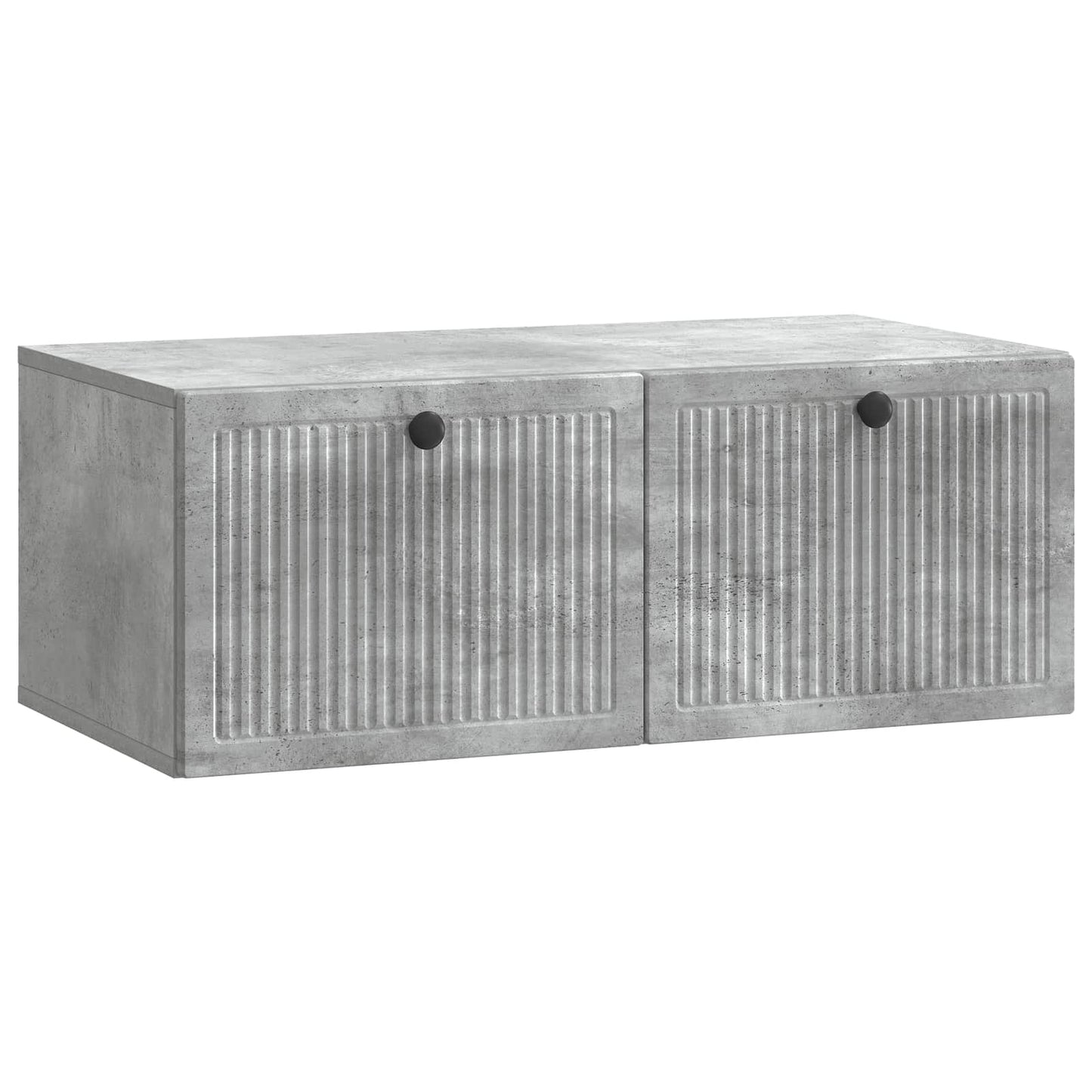 vidaXL Wall-Mounted TV Cabinet Concrete Grey 78.5 x 41 x 30 cm