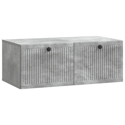 vidaXL Wall-Mounted TV Cabinet Concrete Grey 78.5 x 41 x 30 cm