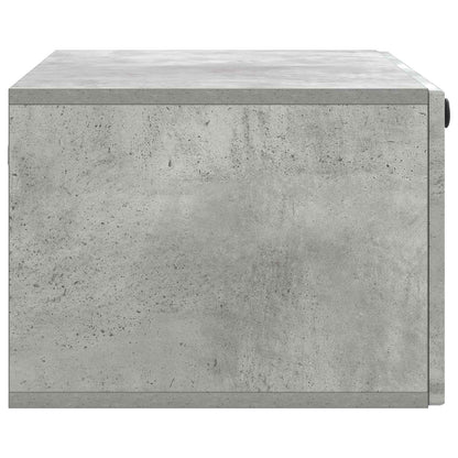 vidaXL Wall-Mounted TV Cabinet Concrete Grey 78.5 x 41 x 30 cm