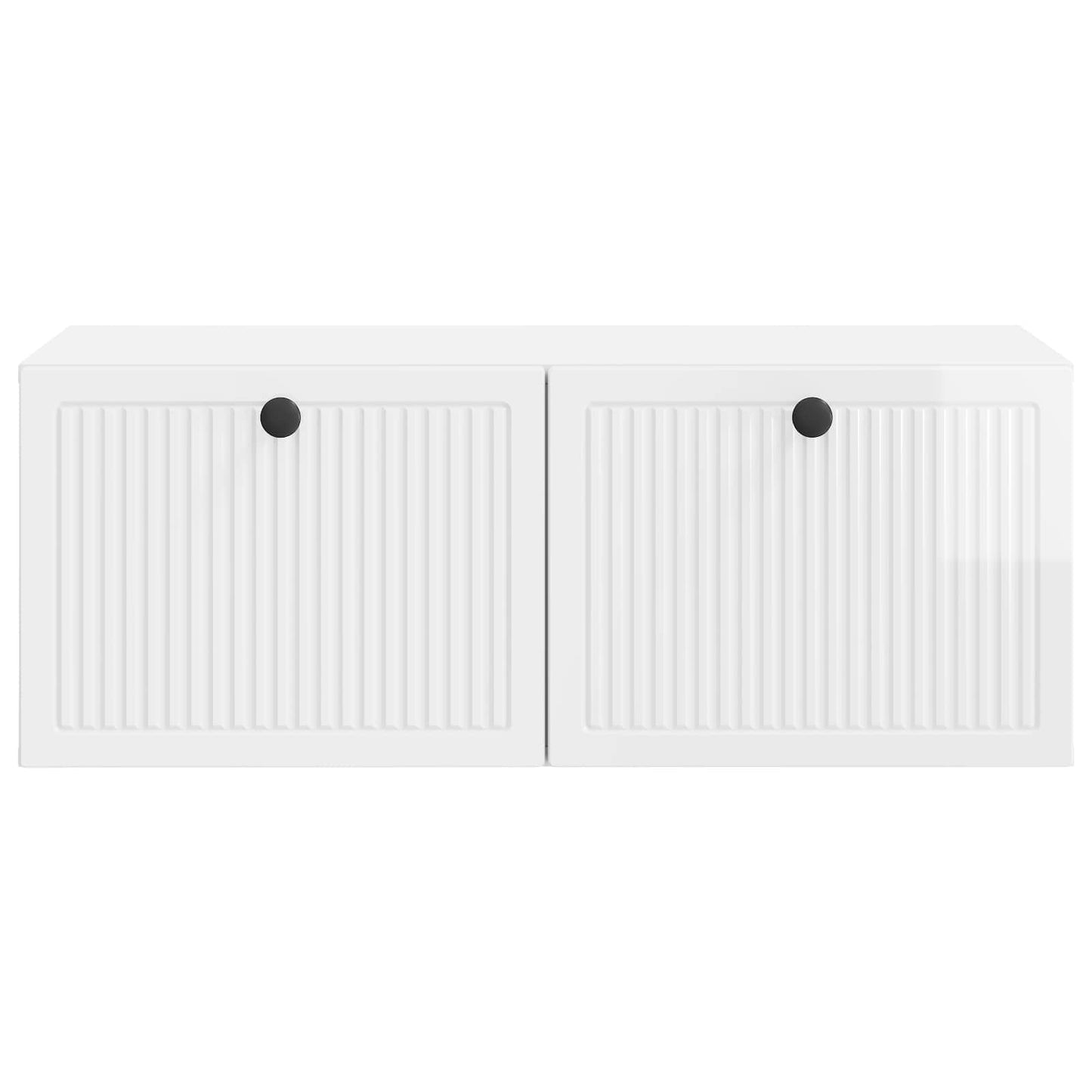 vidaXL Wall-Mounted TV Cabinet High Gloss White 78.5 x 41 x 30 cm