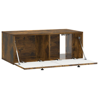 vidaXL Wall-Mounted TV Cabinet Smoked Oak 78.5 x 41 x 30 cm