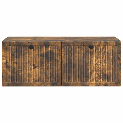 vidaXL Wall-Mounted TV Cabinet Smoked Oak 78.5 x 41 x 30 cm