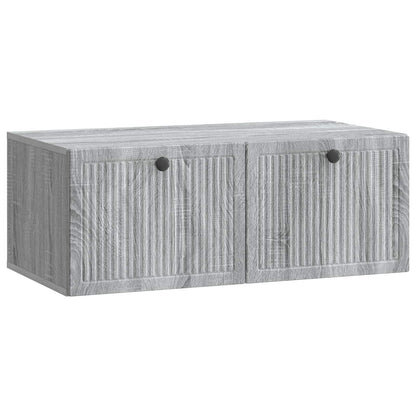 vidaXL Wall-Mounted TV Cabinet Grey Sonoma 78.5 x 41 x 30 cm