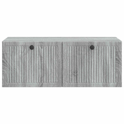 vidaXL Wall-Mounted TV Cabinet Grey Sonoma 78.5 x 41 x 30 cm