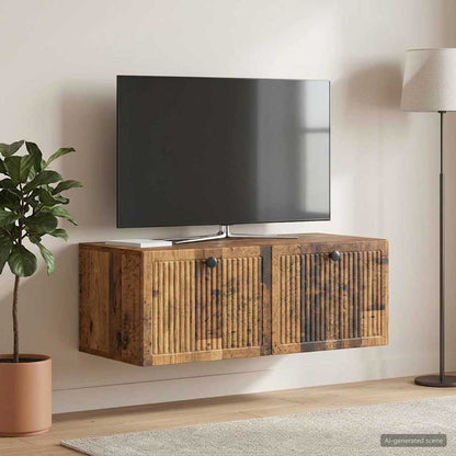 vidaXL Wall-Mounted TV Cabinet Wall-mounted Old Wood 78.5 x 41 x 30 cm