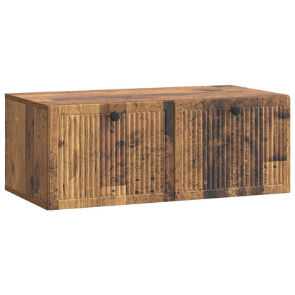 vidaXL Wall-Mounted TV Cabinet Wall-mounted Old Wood 78.5 x 41 x 30 cm