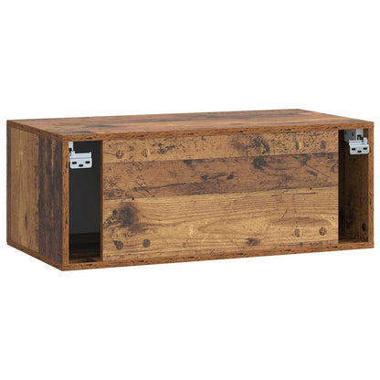 vidaXL Wall-Mounted TV Cabinet Wall-mounted Old Wood 78.5 x 41 x 30 cm