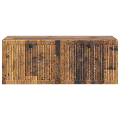 vidaXL Wall-Mounted TV Cabinet Wall-mounted Old Wood 78.5 x 41 x 30 cm