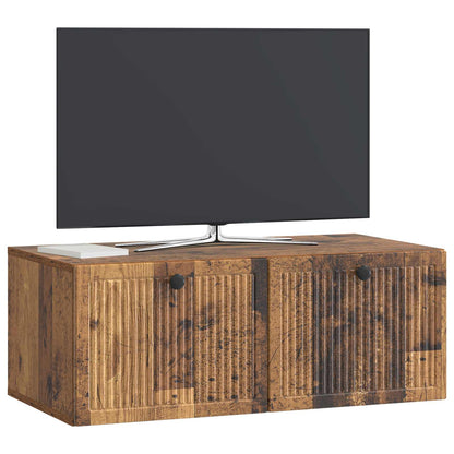 vidaXL Wall-Mounted TV Cabinet Wall-mounted Old Wood 78.5 x 41 x 30 cm