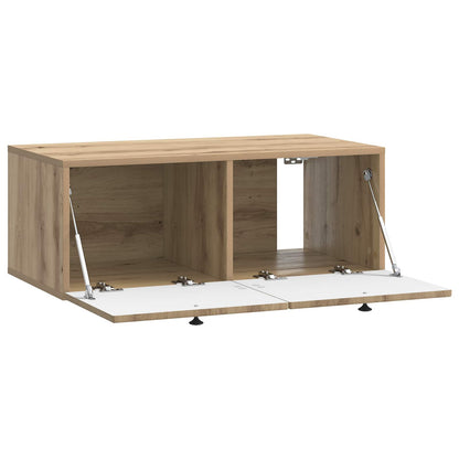 vidaXL Wall-Mounted TV Cabinet 78.5 x 41 x 30 cm Artisan Oak
