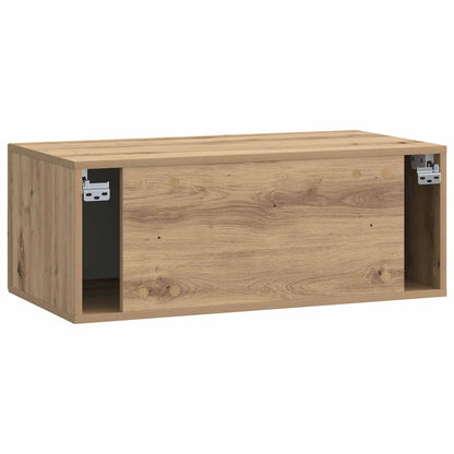vidaXL Wall-Mounted TV Cabinet 78.5 x 41 x 30 cm Artisan Oak