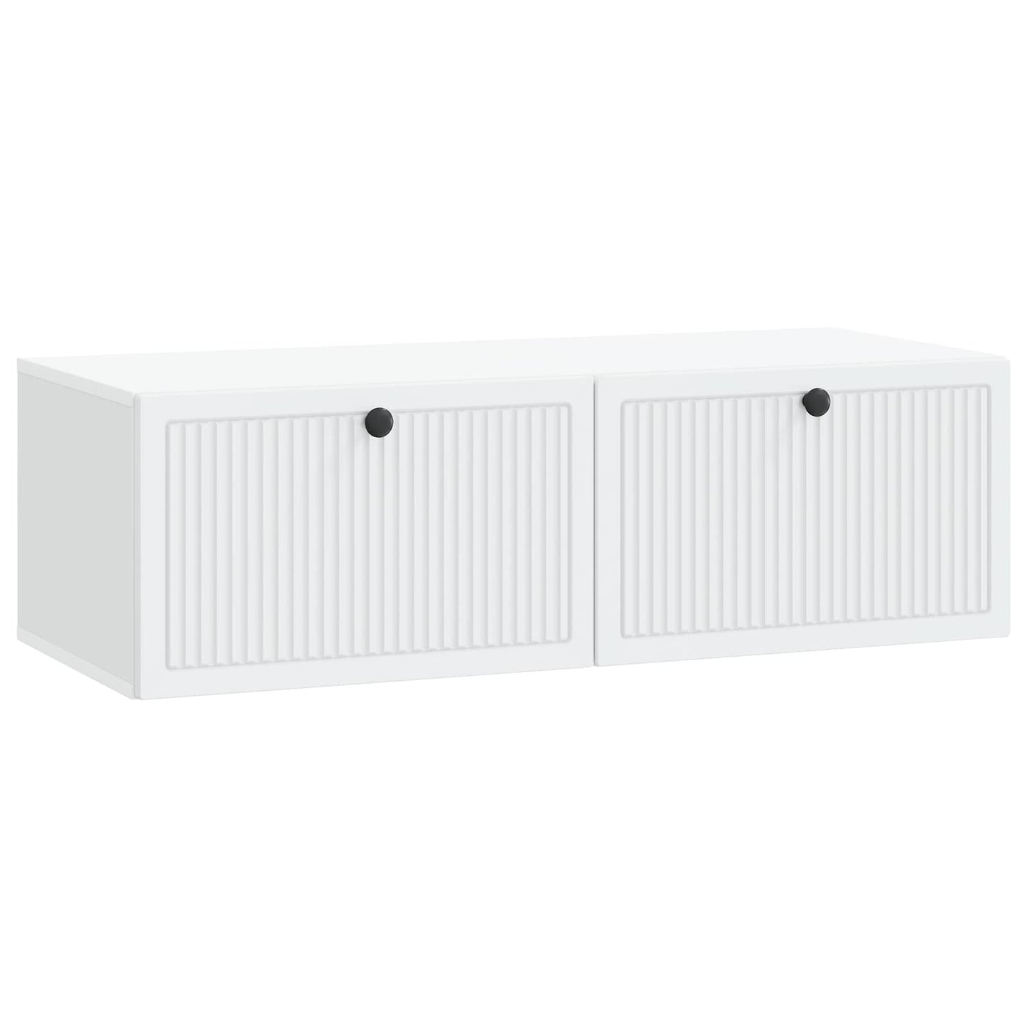 vidaXL Wall-Mounted TV Cabinet White 98 x 41 x 30 cm Engineered Wood