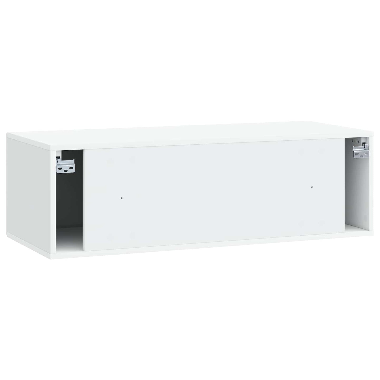 vidaXL Wall-Mounted TV Cabinet White 98 x 41 x 30 cm Engineered Wood