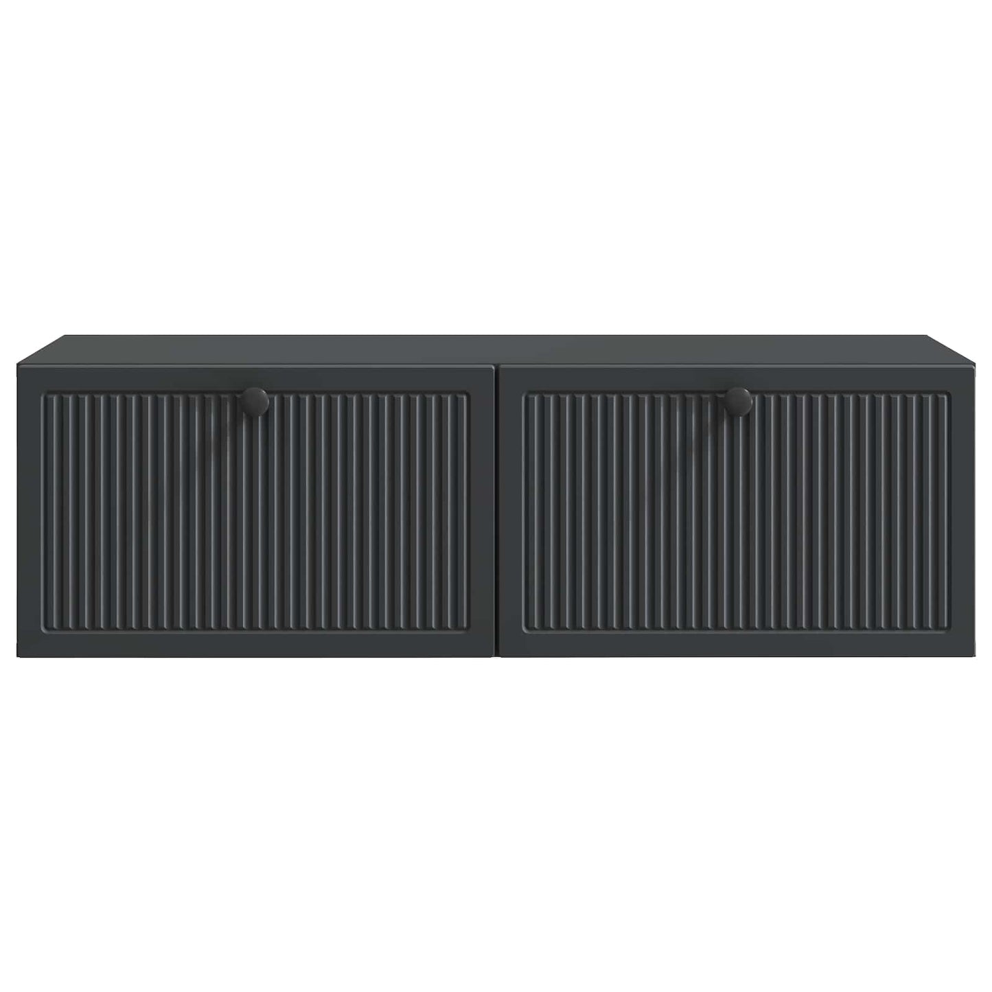 vidaXL Wall-Mounted TV Cabinet Black 98 x 41 x 30 cm Engineered Wood