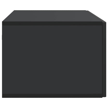 vidaXL Wall-Mounted TV Cabinet Black 98 x 41 x 30 cm Engineered Wood