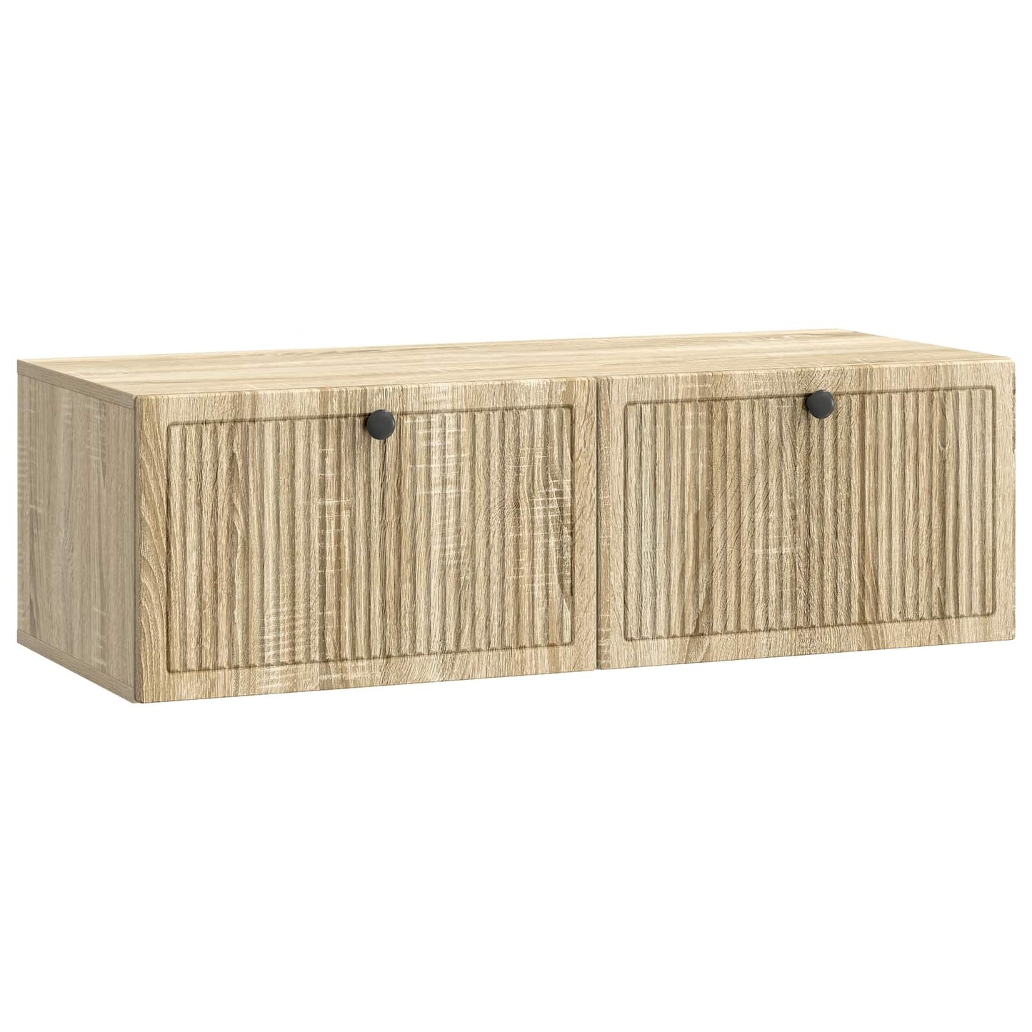 vidaXL Wall-Mounted TV Cabinet Wall-mounted Sonoma Oak 98 x 41 x 30 cm
