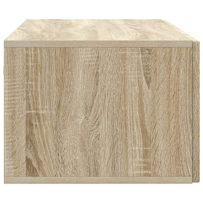vidaXL Wall-Mounted TV Cabinet Wall-mounted Sonoma Oak 98 x 41 x 30 cm