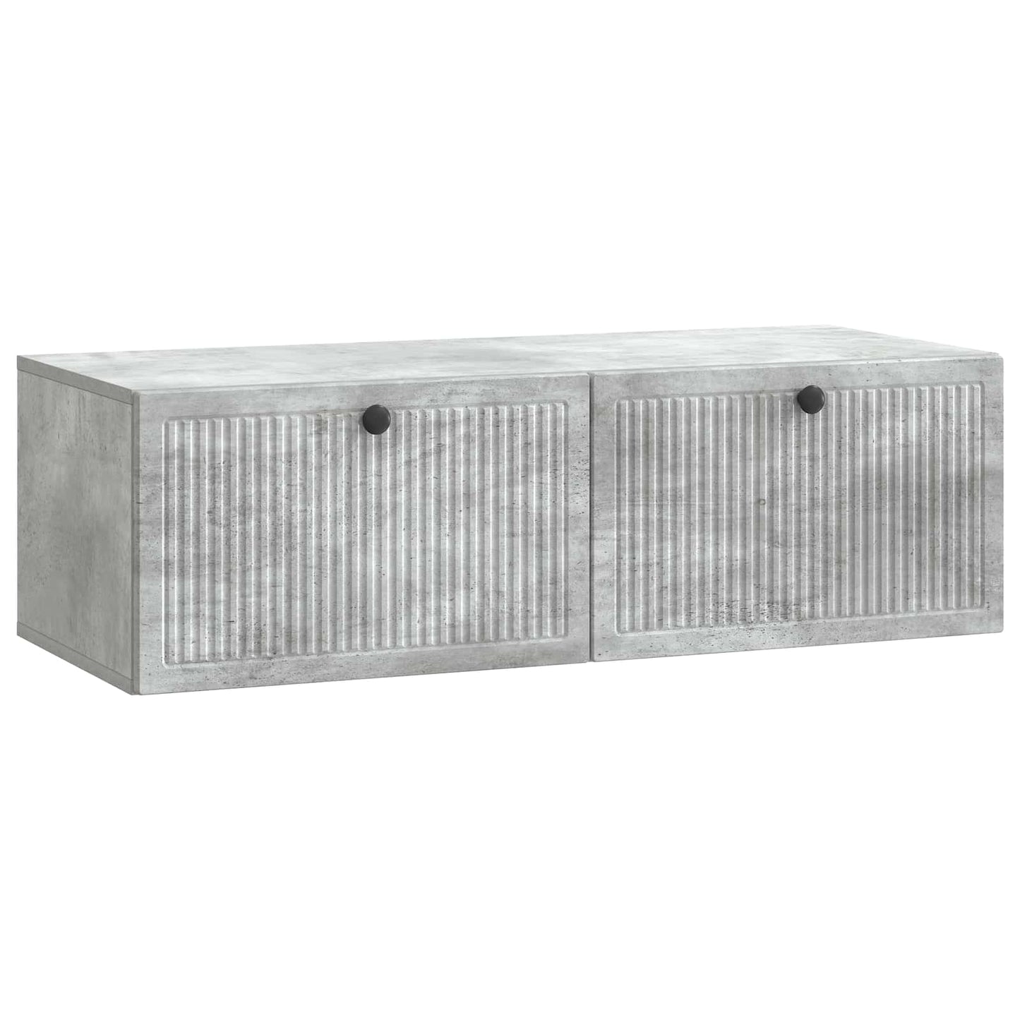 vidaXL Wall-Mounted TV Cabinet Concrete Grey 98 x 41 x 30 cm