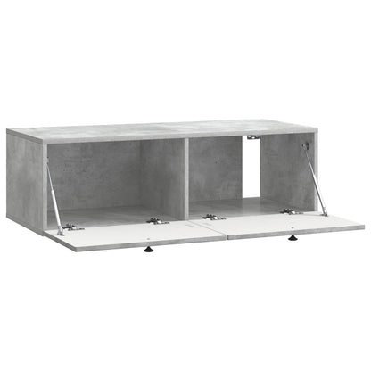 vidaXL Wall-Mounted TV Cabinet Concrete Grey 98 x 41 x 30 cm
