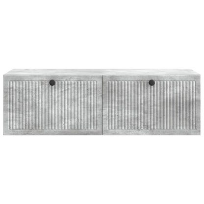 vidaXL Wall-Mounted TV Cabinet Concrete Grey 98 x 41 x 30 cm