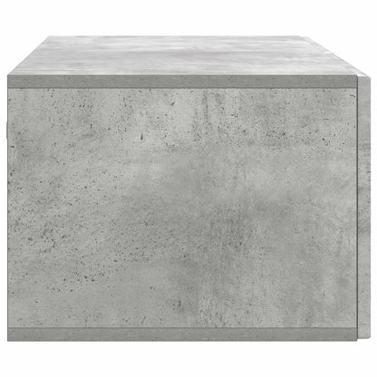 vidaXL Wall-Mounted TV Cabinet Concrete Grey 98 x 41 x 30 cm