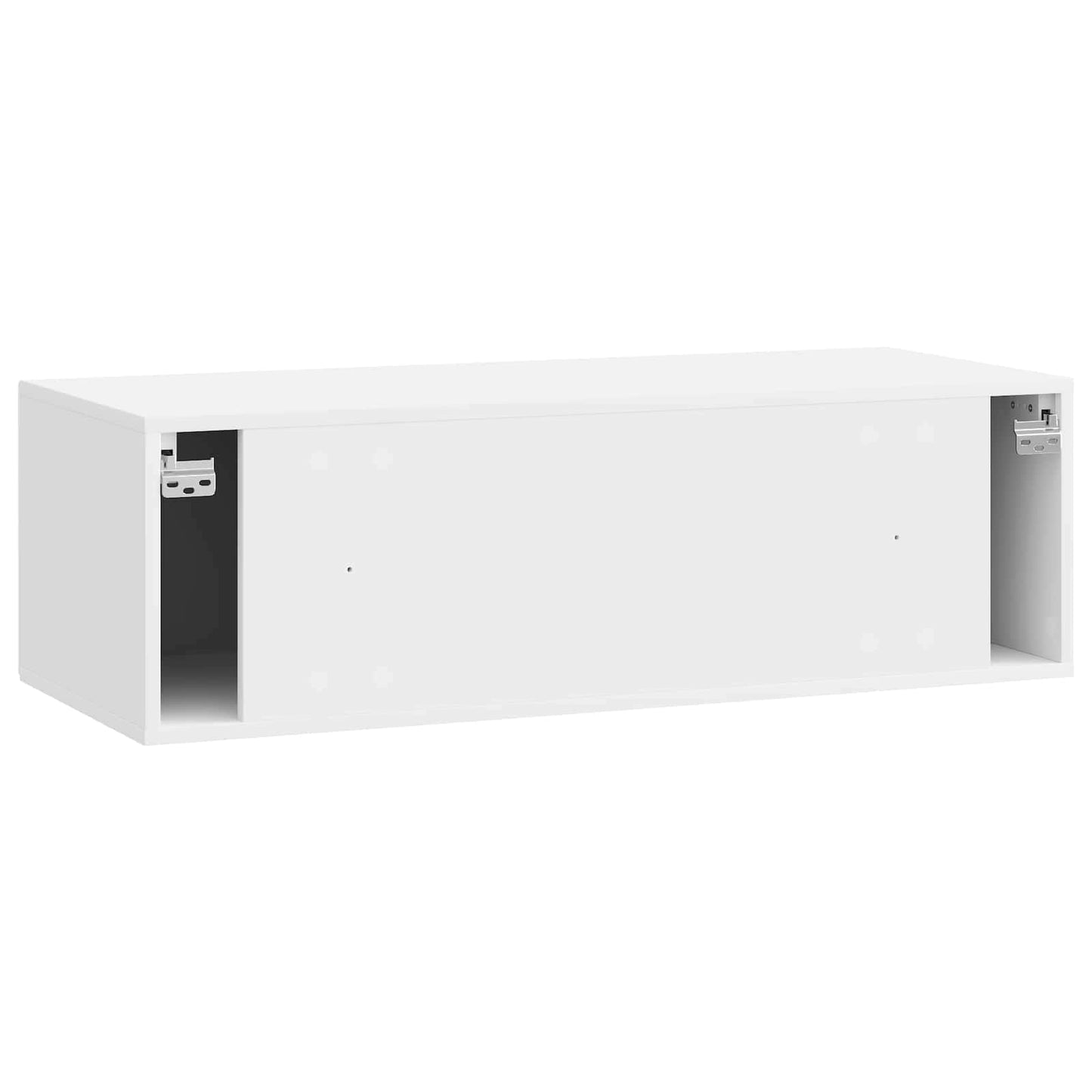 vidaXL Wall-Mounted TV Cabinet High Gloss White 98 x 41 x 30 cm