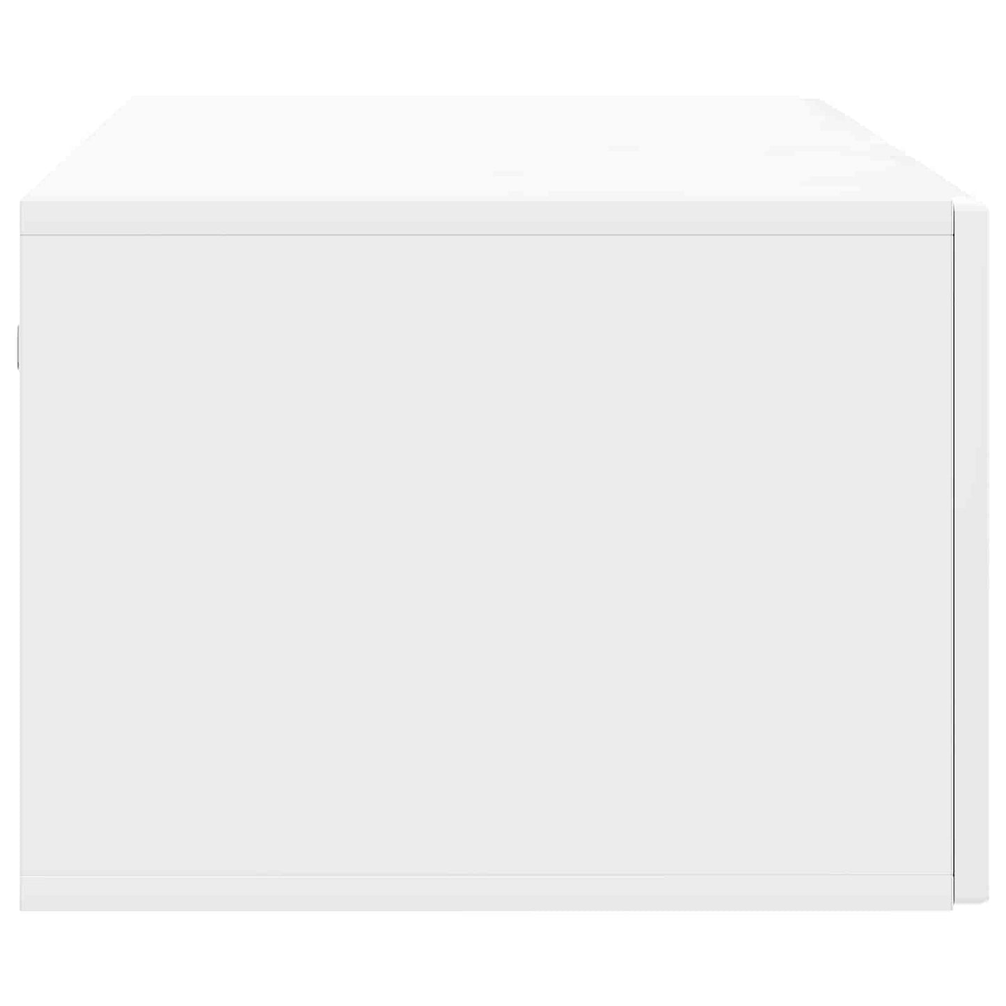 vidaXL Wall-Mounted TV Cabinet High Gloss White 98 x 41 x 30 cm