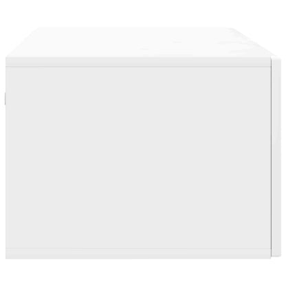 vidaXL Wall-Mounted TV Cabinet High Gloss White 98 x 41 x 30 cm