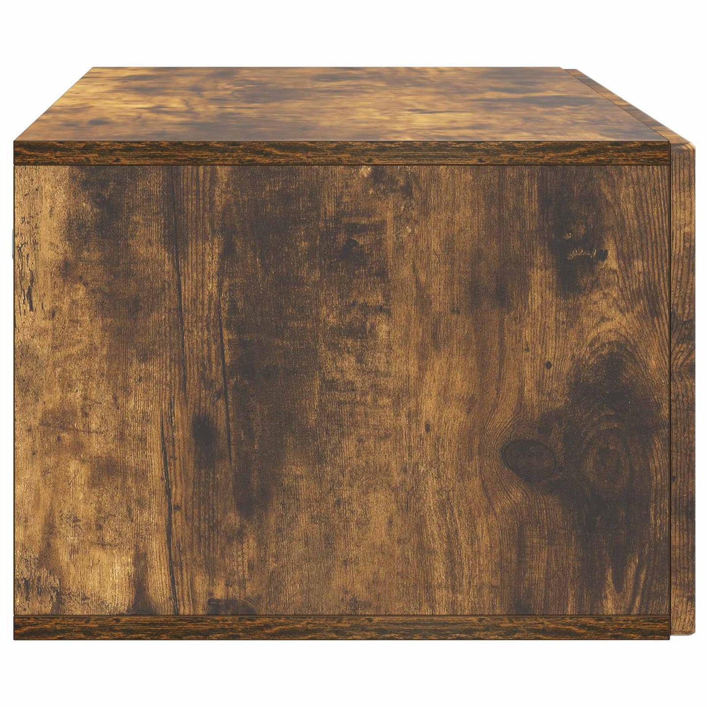 vidaXL Wall-Mounted TV Cabinet Wall-mounted Smoked Oak 98 x 41 x 30 cm
