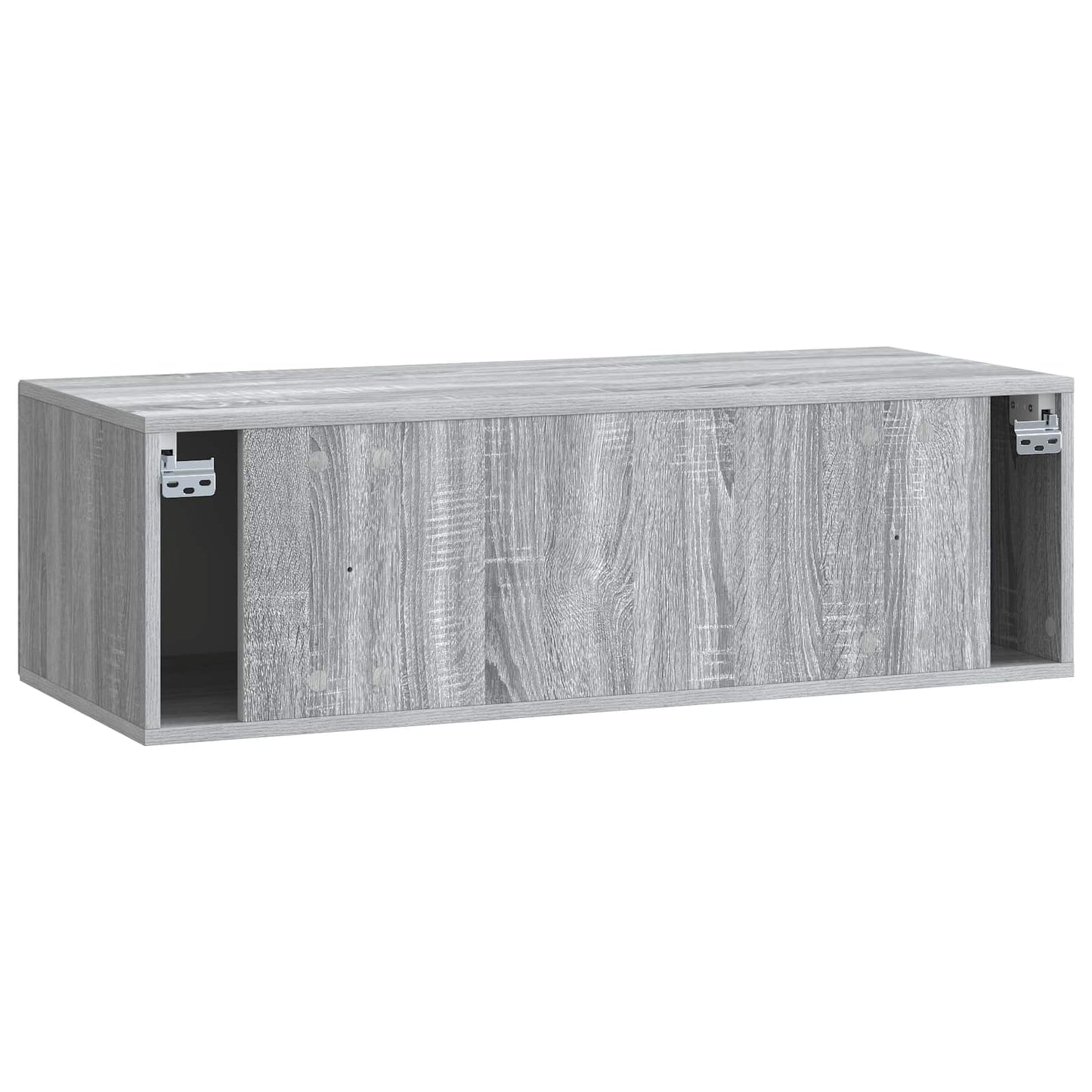 vidaXL Wall-Mounted TV Cabinet Grey Sonoma 98 x 41 x 30 cm