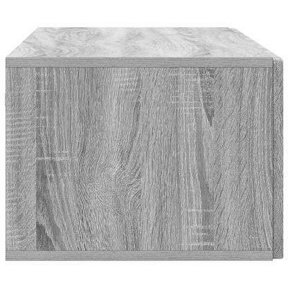 vidaXL Wall-Mounted TV Cabinet Grey Sonoma 98 x 41 x 30 cm