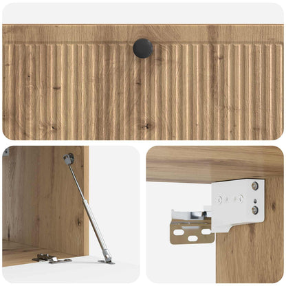 vidaXL Wall-Mounted TV Cabinet 98 x 41 x 30 cm Artisan Oak