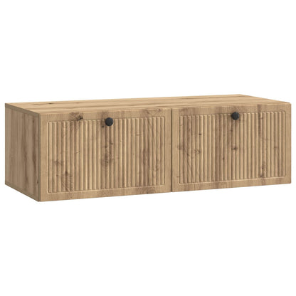 vidaXL Wall-Mounted TV Cabinet 98 x 41 x 30 cm Artisan Oak