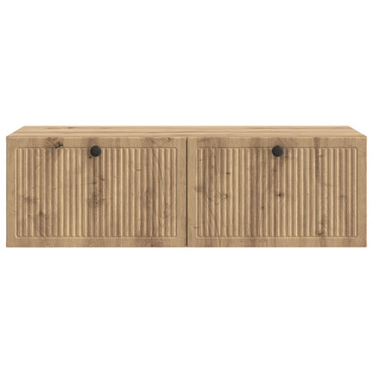 vidaXL Wall-Mounted TV Cabinet 98 x 41 x 30 cm Artisan Oak